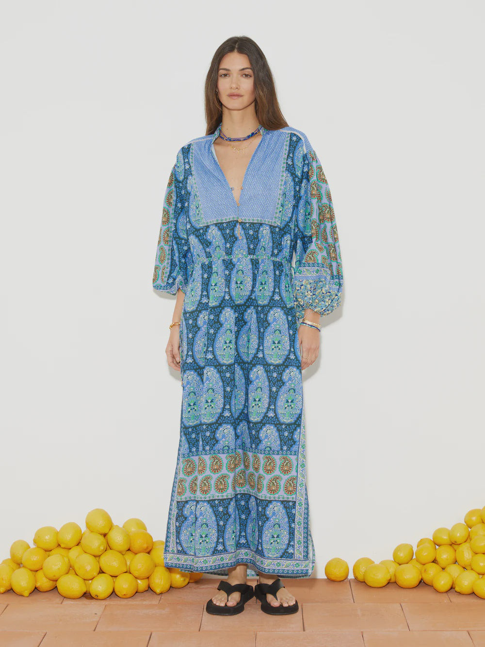 Onda Maxi Smock Dress