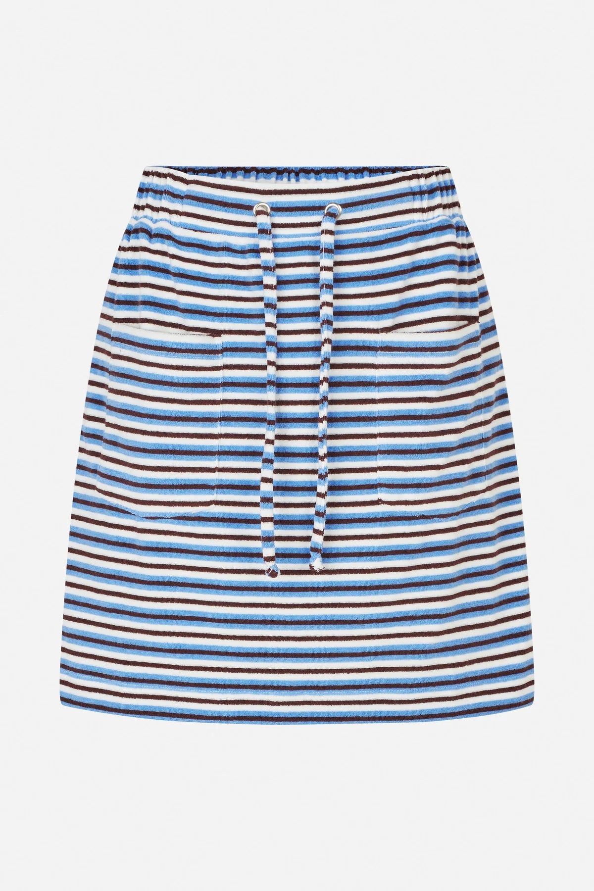 Javanna Skirt - Wedgewood Stripe