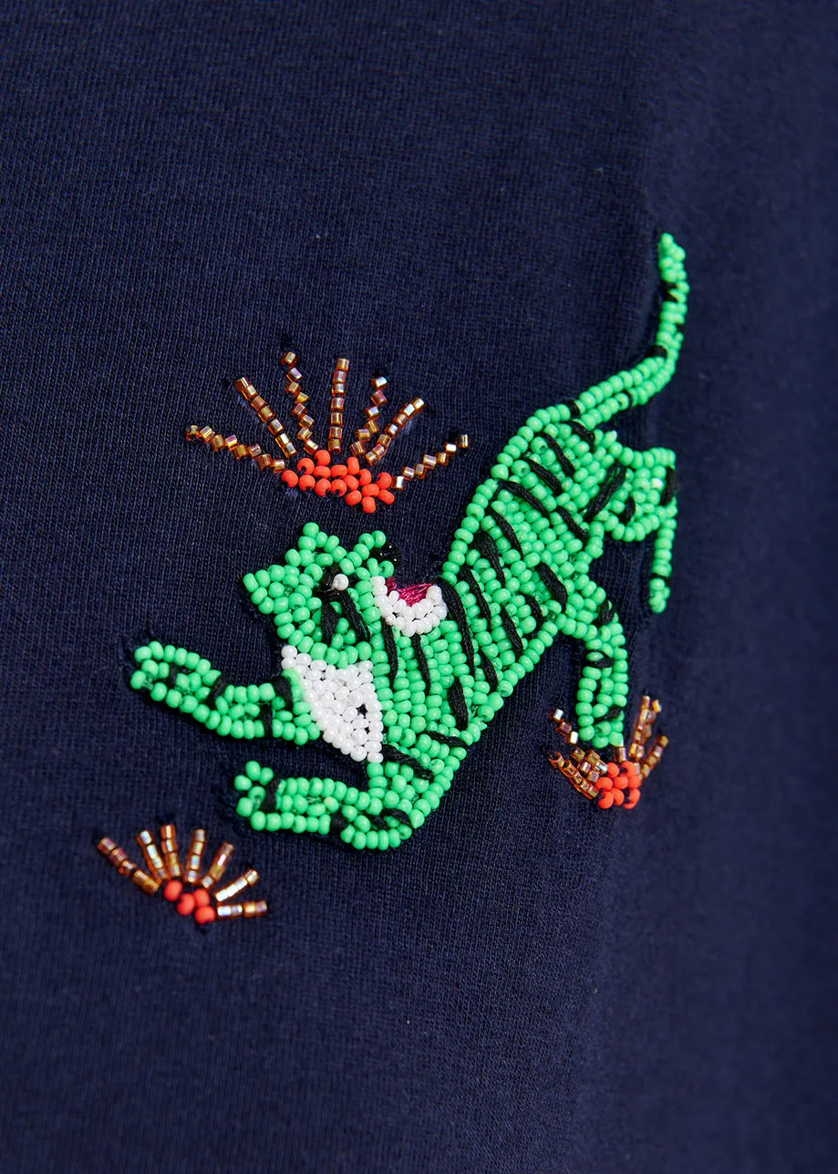 Hungle Embroidered T Shirt