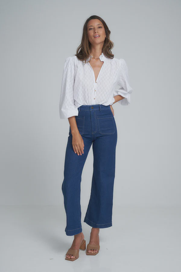 Molly Denim Pant in Blue