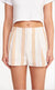 Zoey Shorts - Sand Stripe