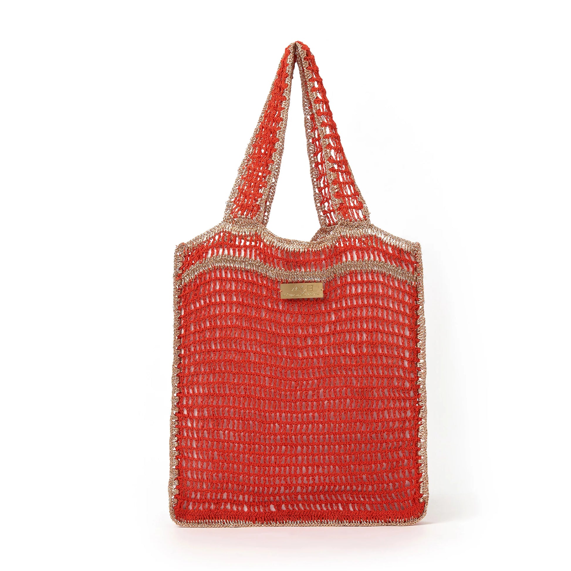 Lani Beach Bag - Pearl and gold
