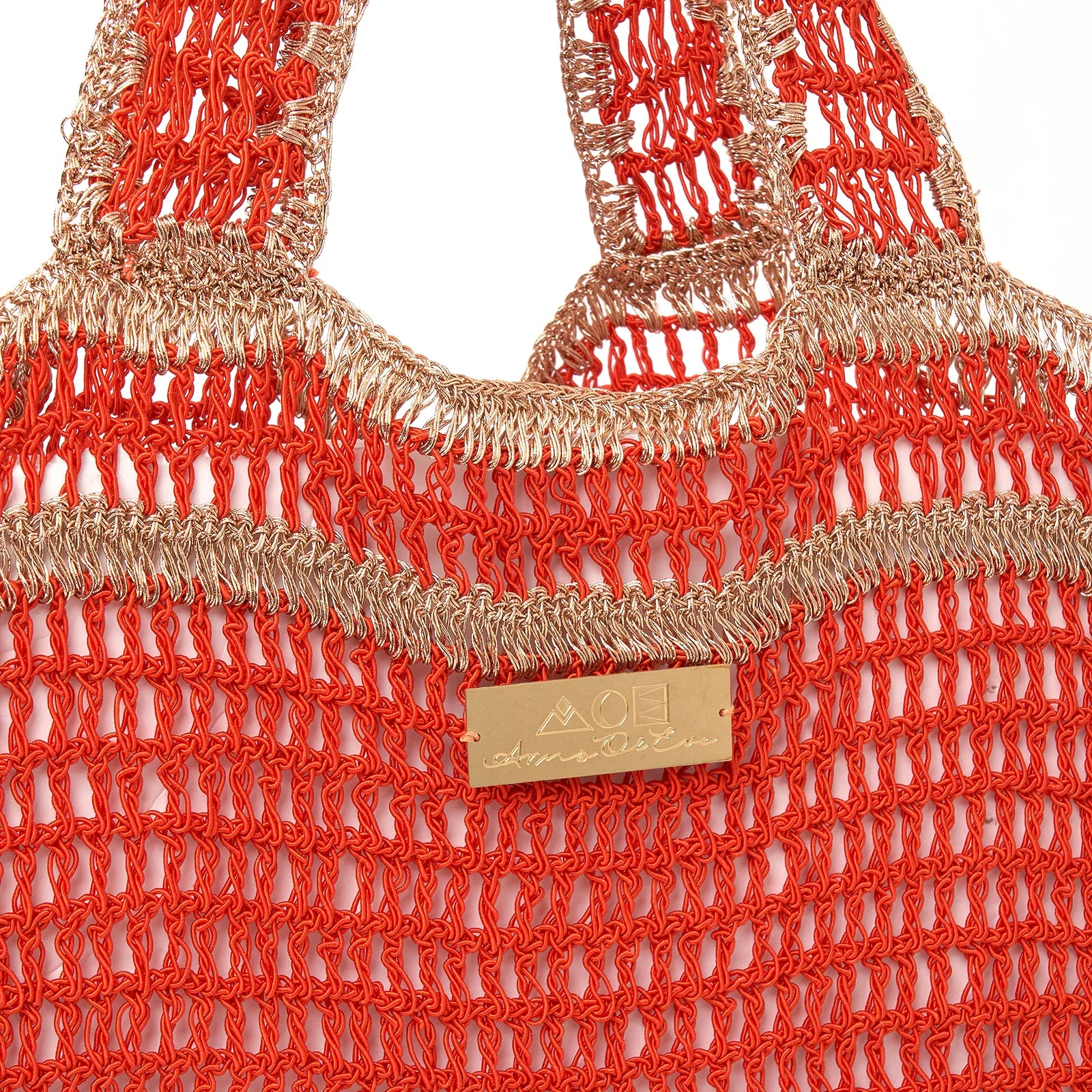 Lani Beach Bag - Pearl and gold