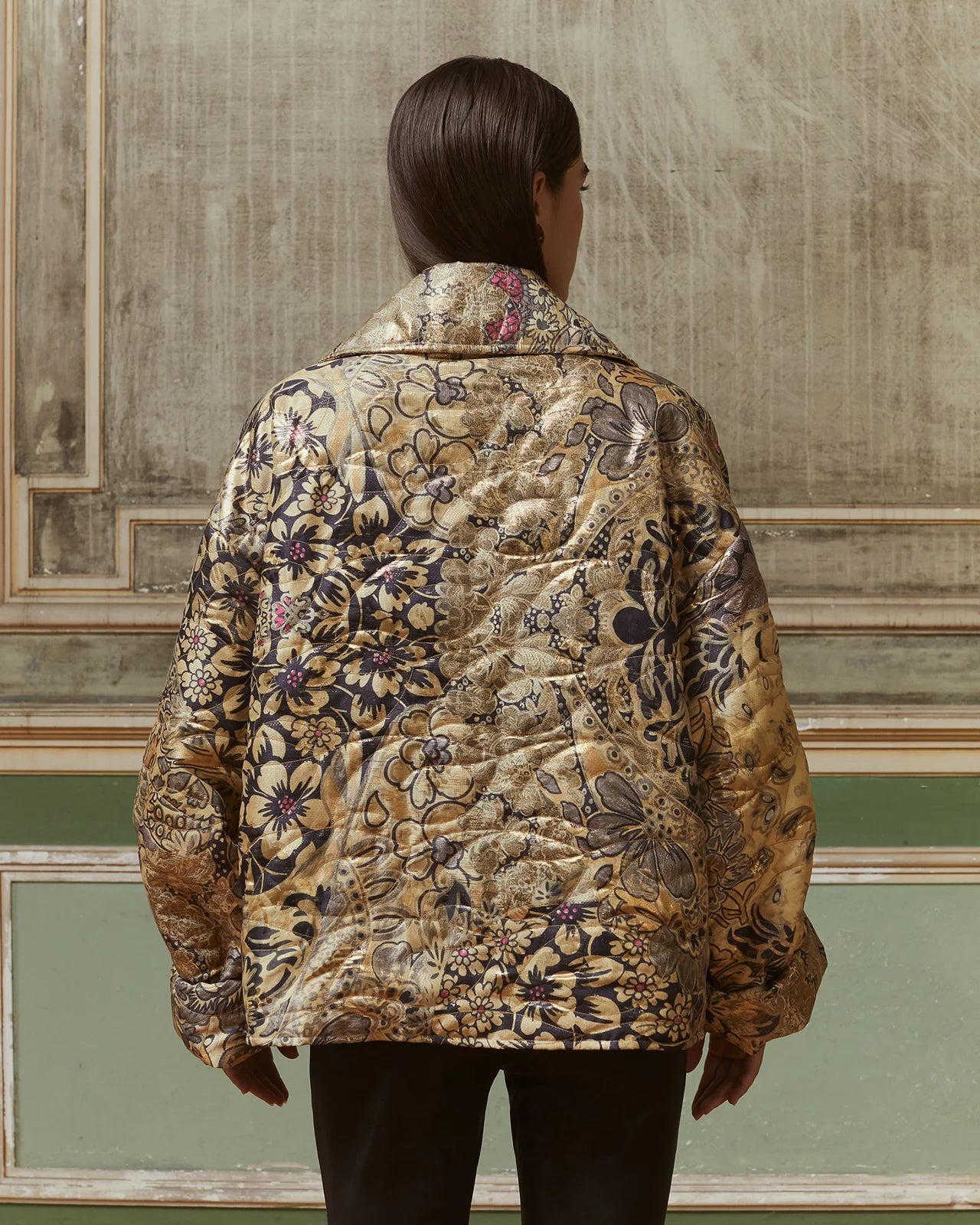 Brigitte Gold Flower Jacket - 0