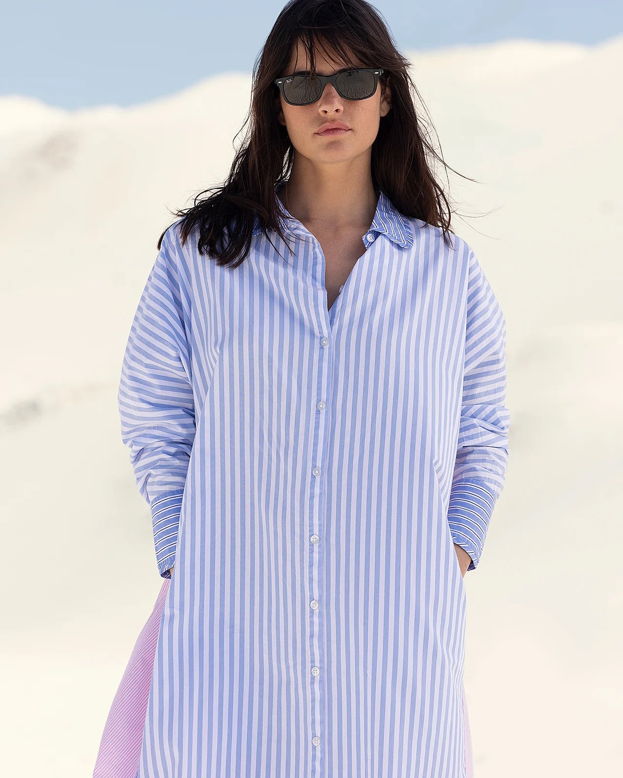 Pastel Patch of Life Shirtdress