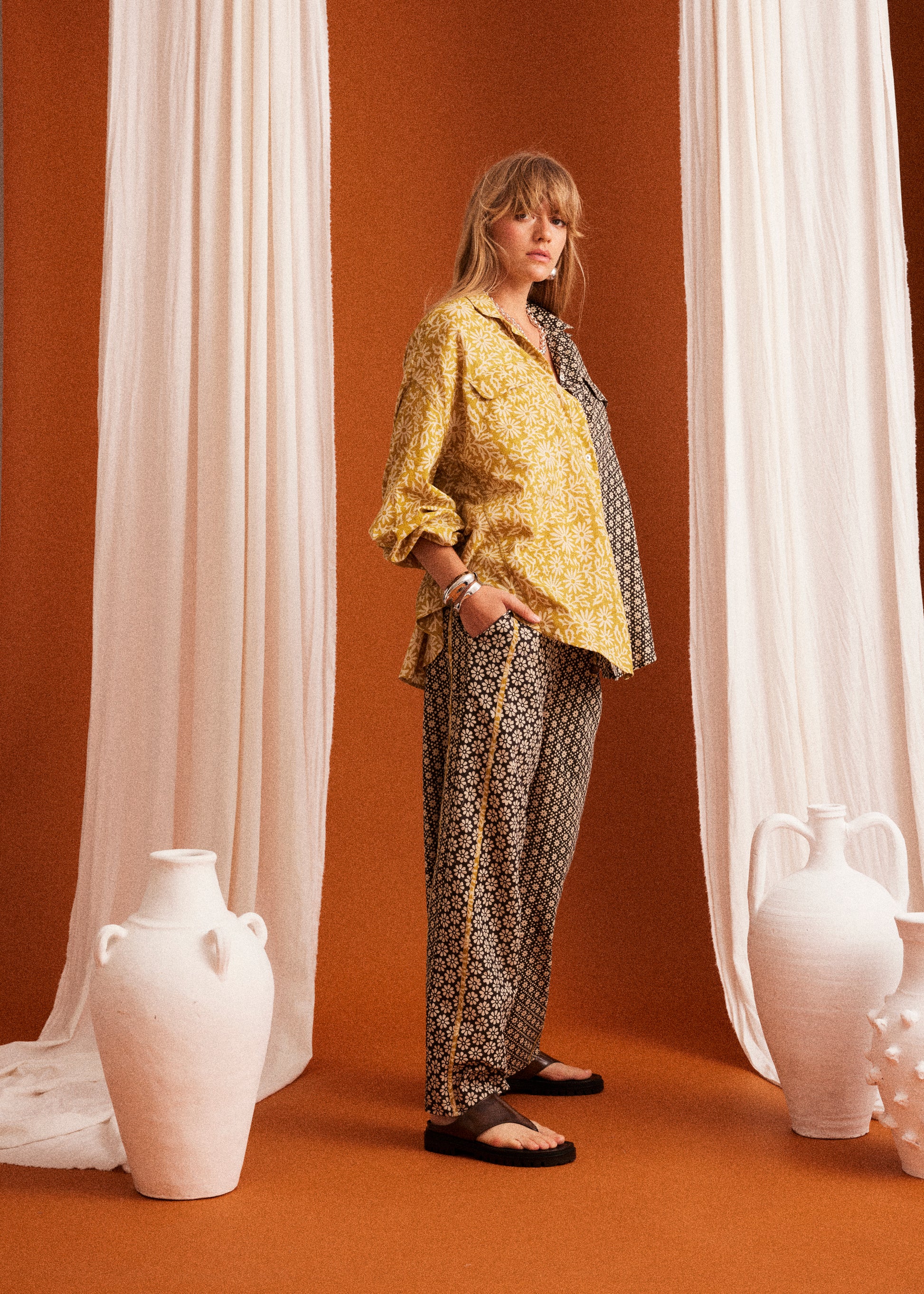 Splice Daisy Chalm Shirt