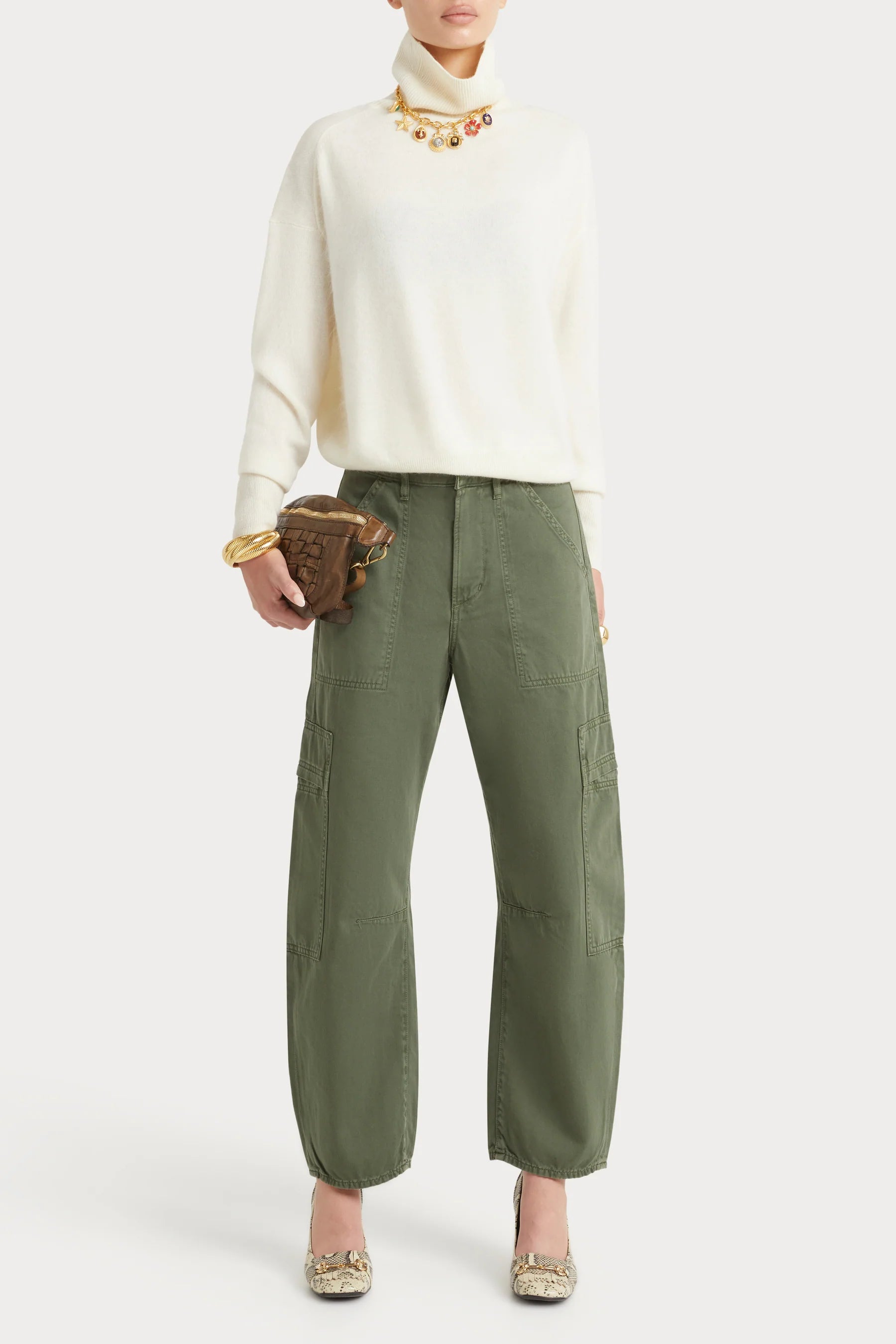 Cash Slouch Knit - Marshmallow