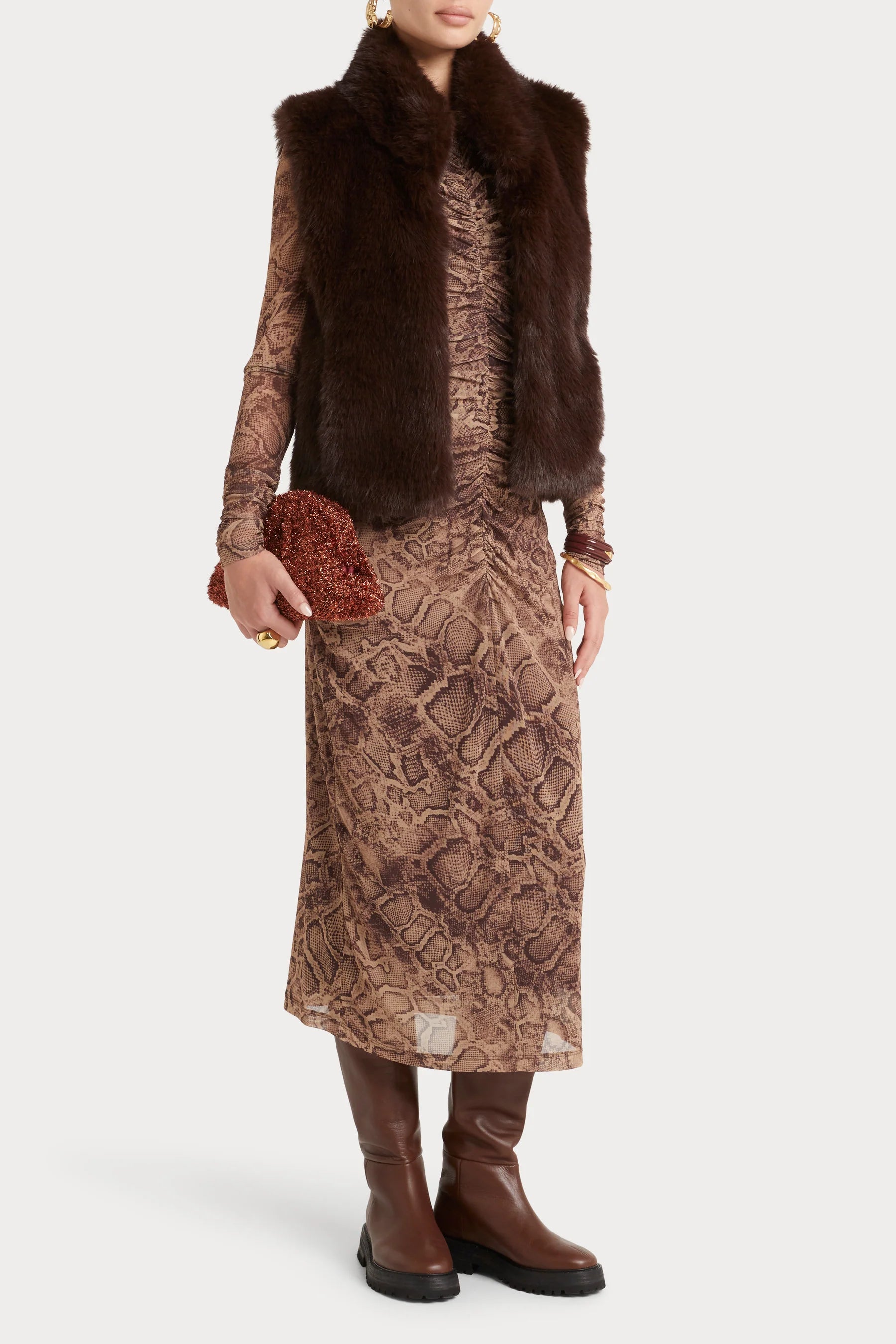 Husk Twilight Vest - Chocolate