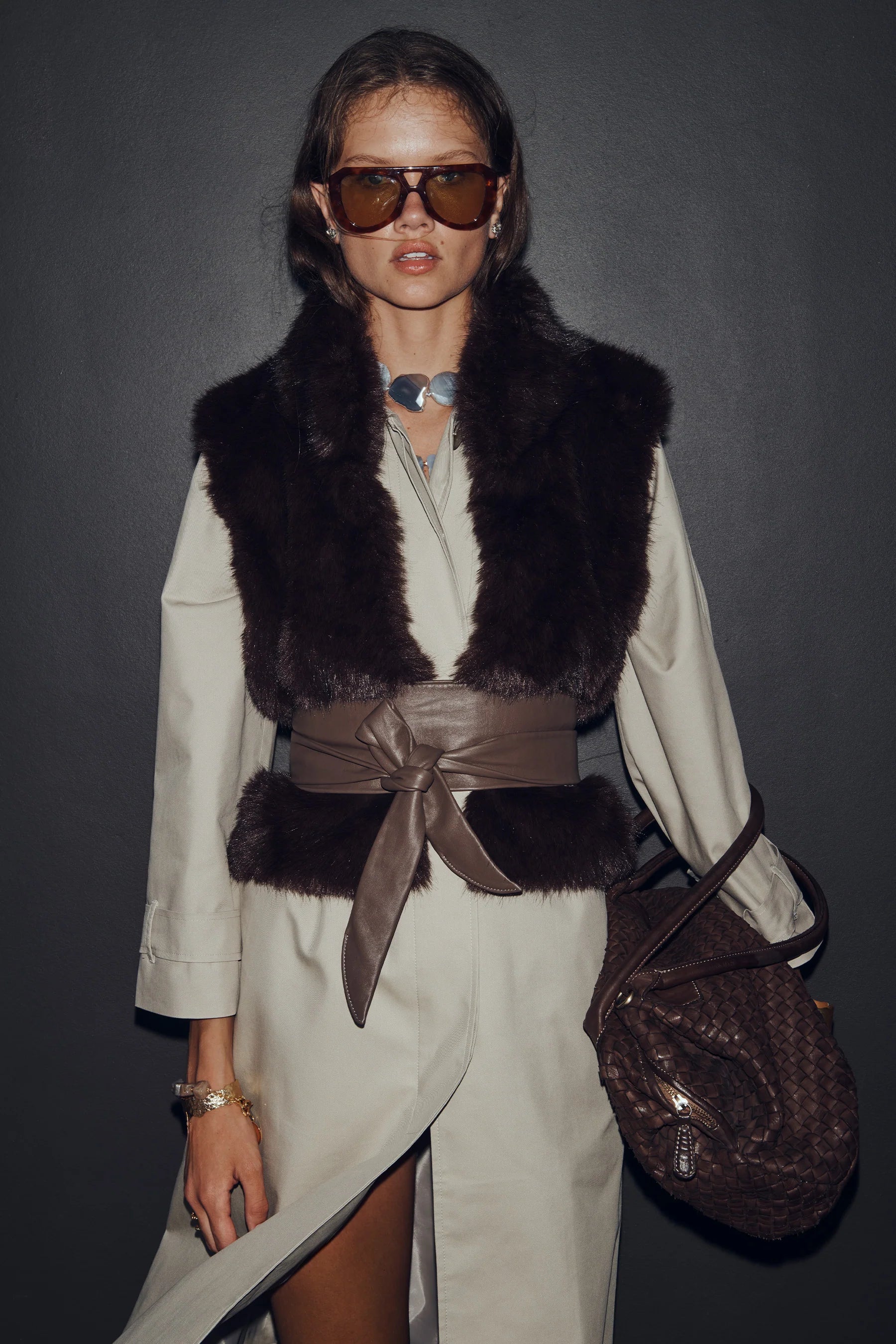 Husk Twilight Vest - Chocolate