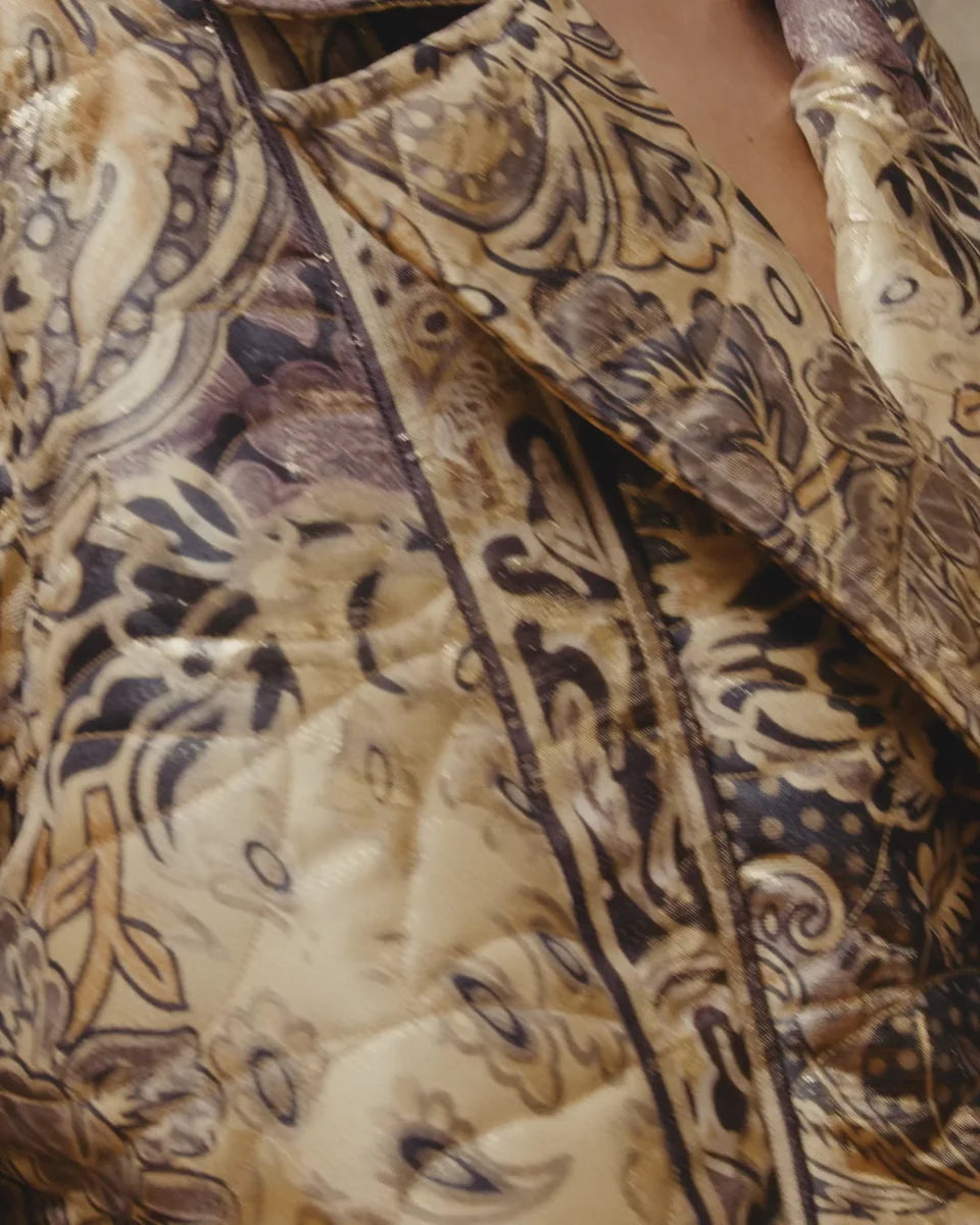 Brigitte Gold Flower Jacket - 0