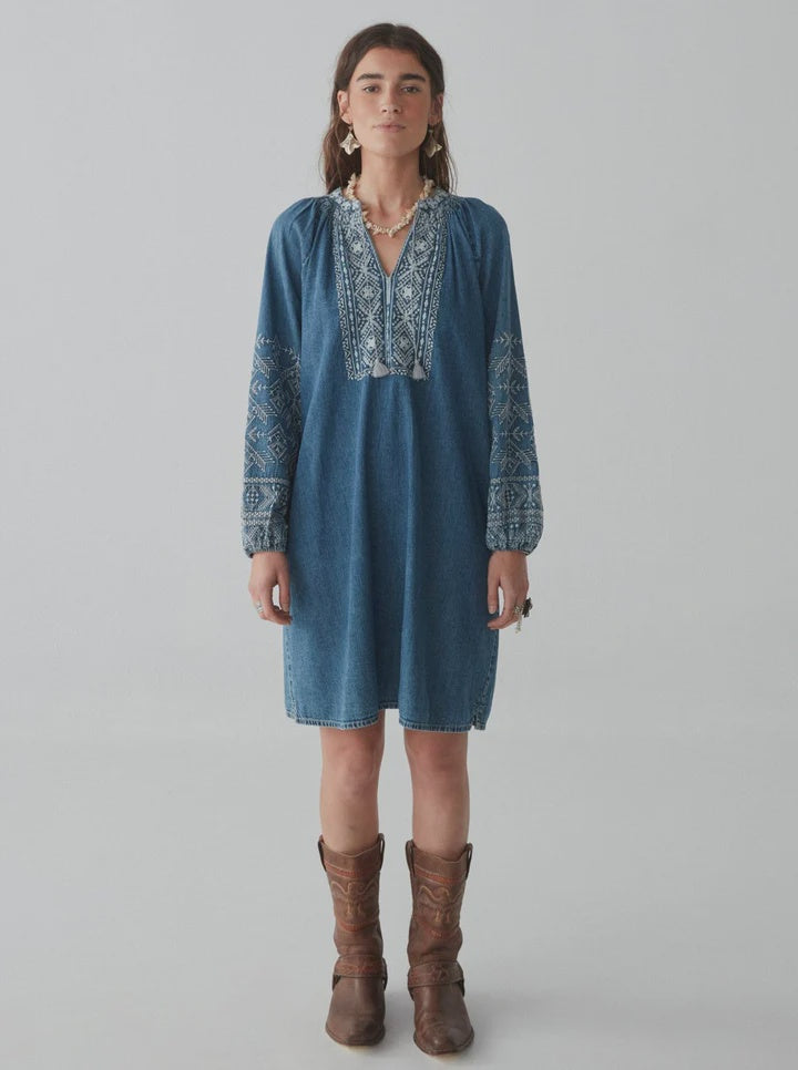 Emma Blue Moon Short Dress