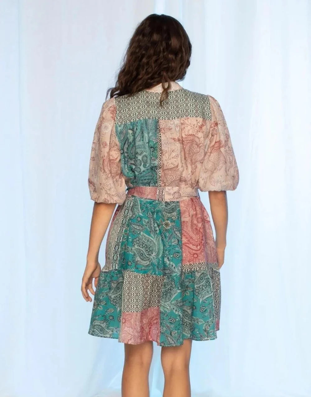 Holly Dress - Paisley Mosaic