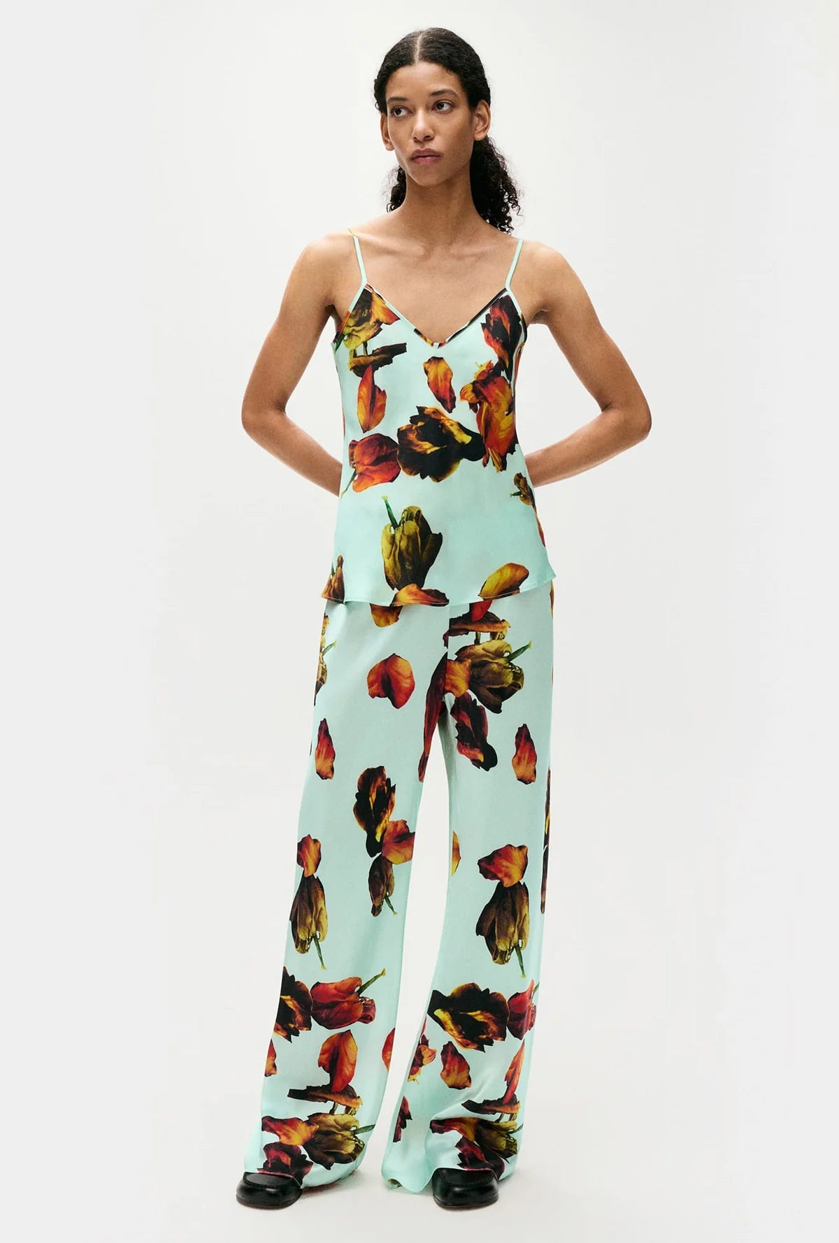 Bias Cut Cami - Tulipa Dew
