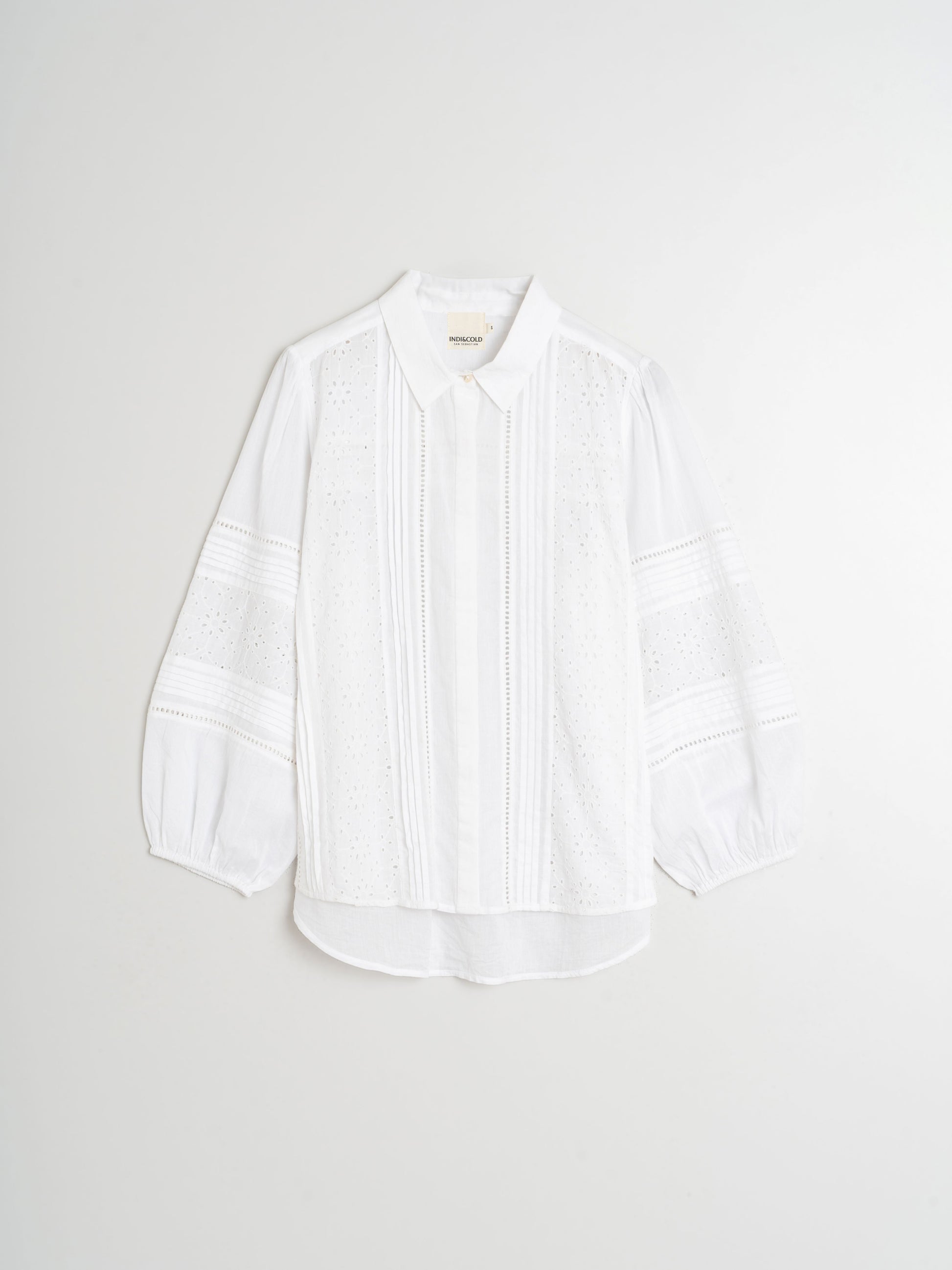 Embroidered Voile Shirt