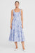 Wells Dress - Periwinkle Floral