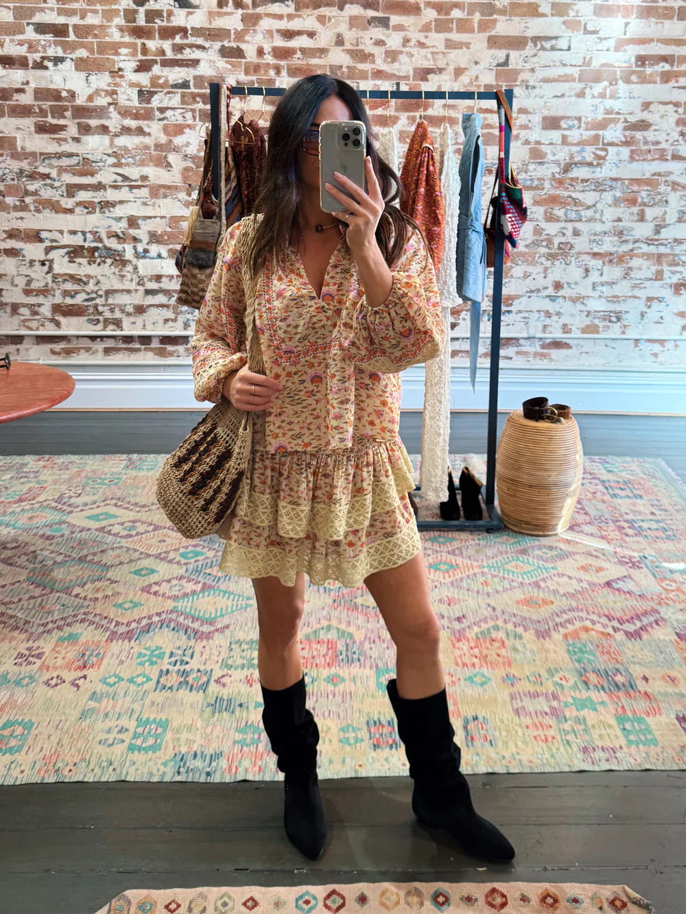 Soraya Shirred Mini Skirt