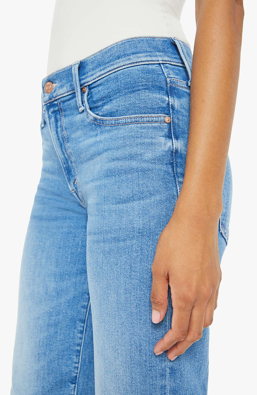 The Mid Rise Zip Rambler Ankle - Out of the Blue