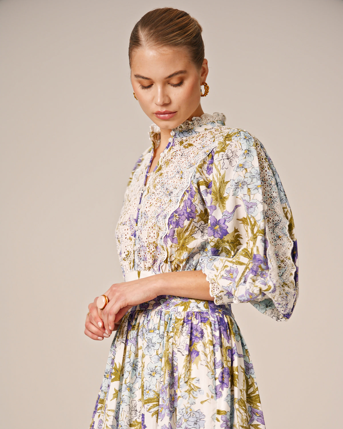 Cotton Slub Mini Dress