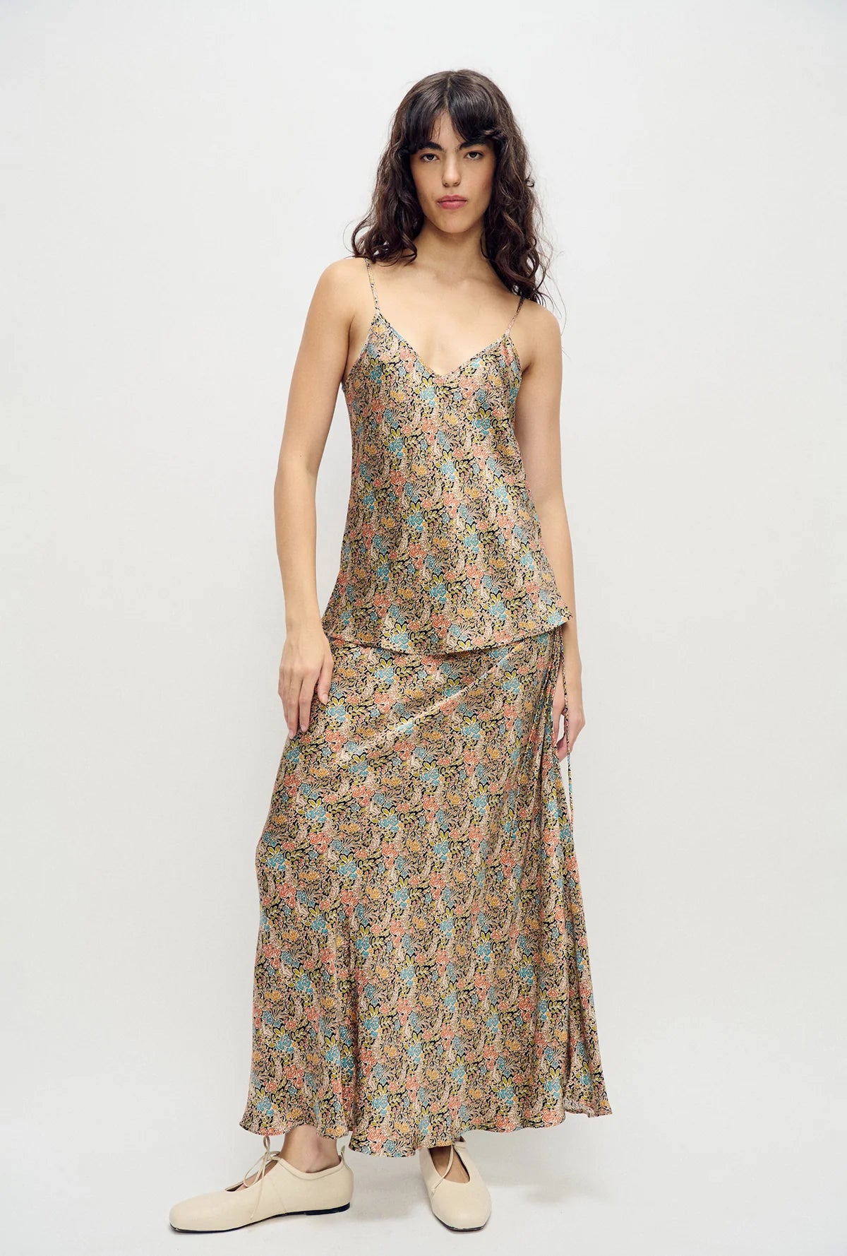 Bias Cut Cami - Sugar Floral
