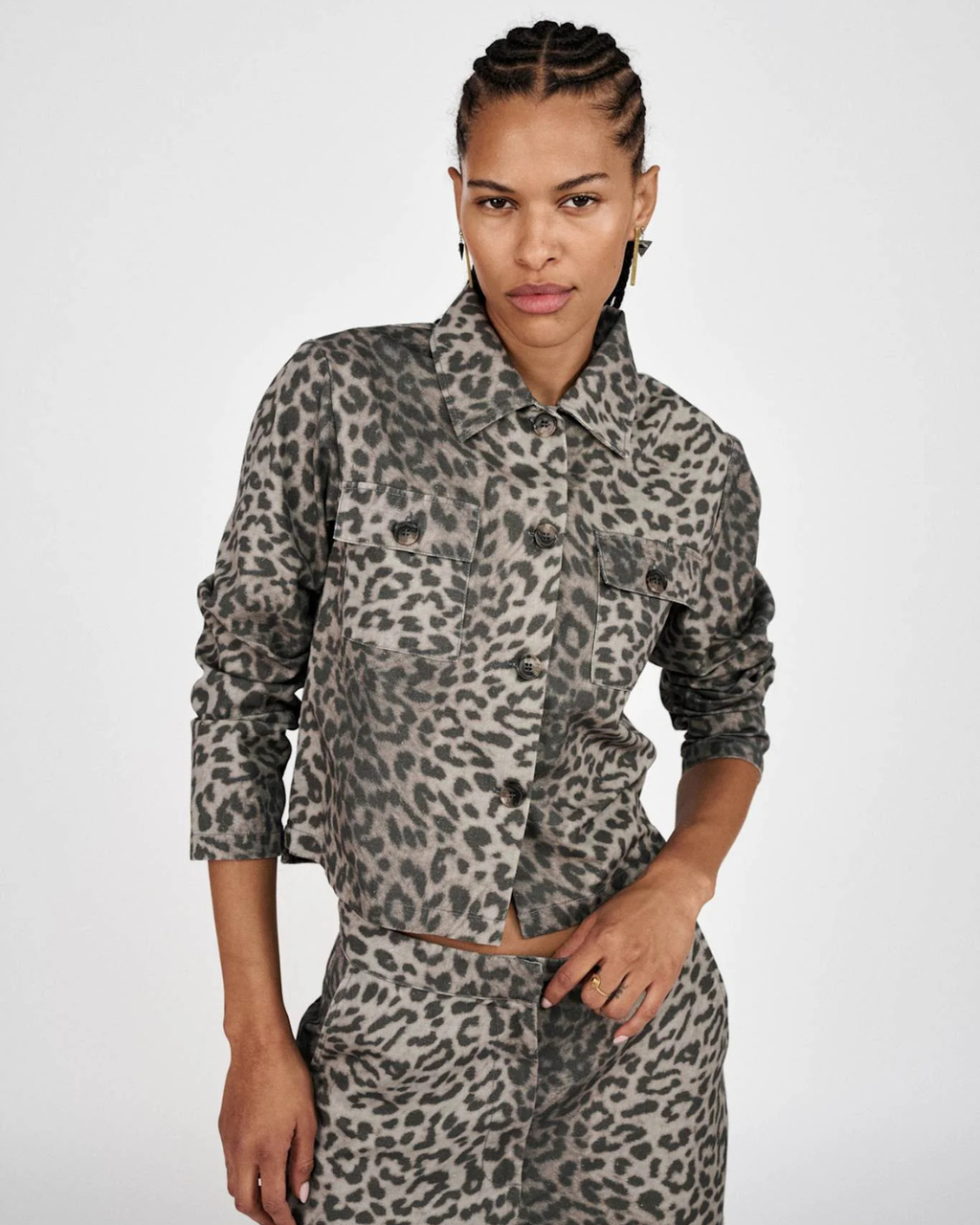 Aleksandra Leopard Jacket