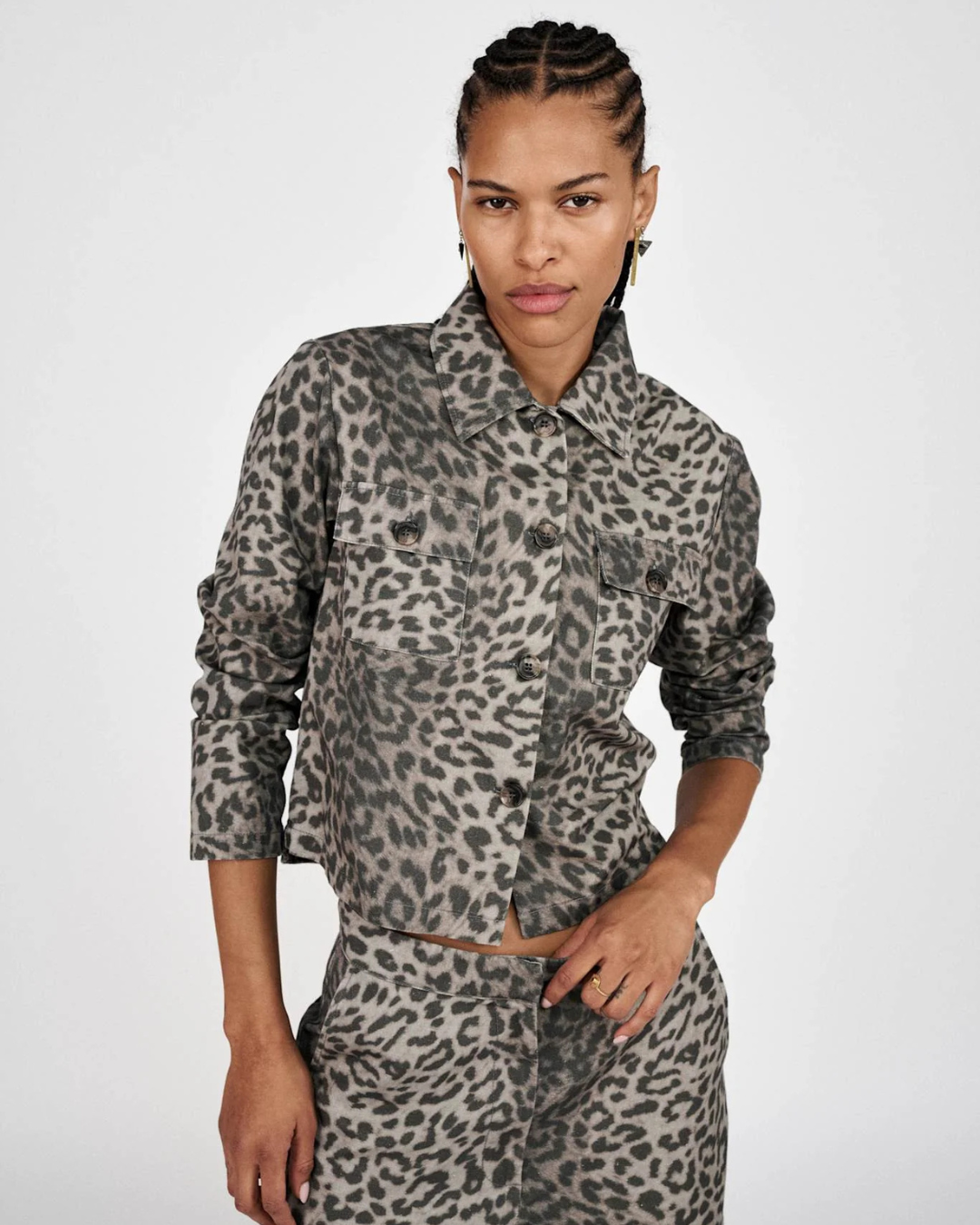 Aleksandra Leopard Jacket