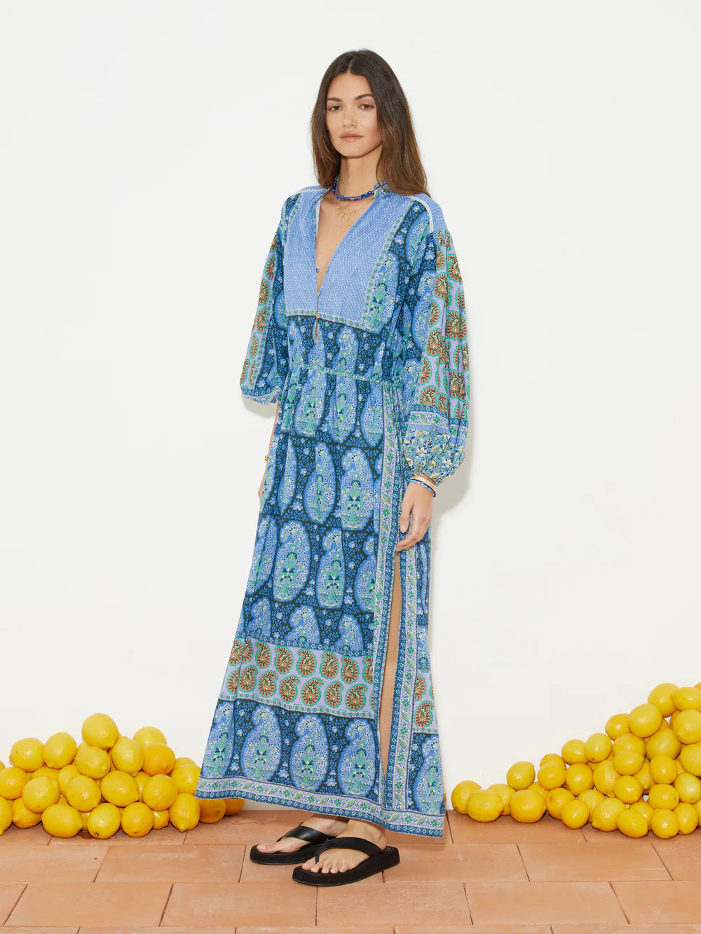 Onda Maxi Smock Dress