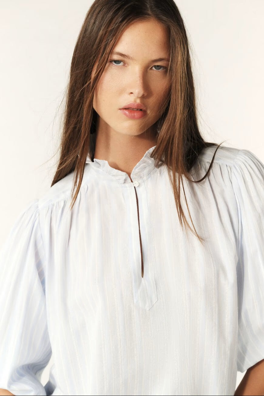 Spice Pale  Blue Blouse