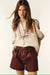 Caloe Crosy Blouse