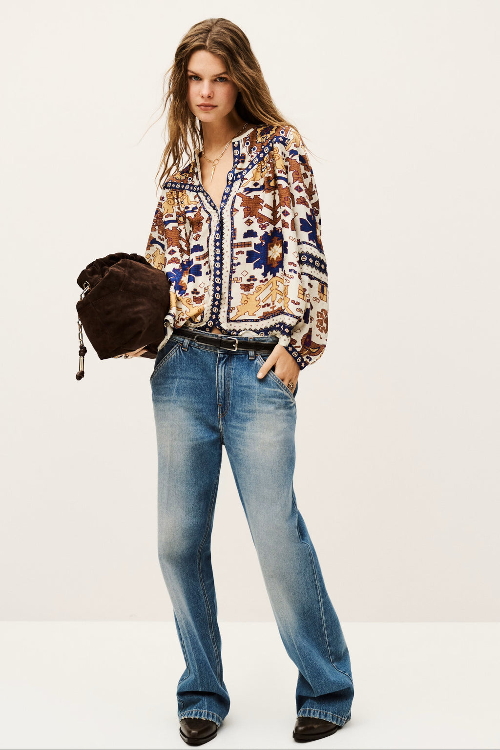 Verone Ecru Blouse