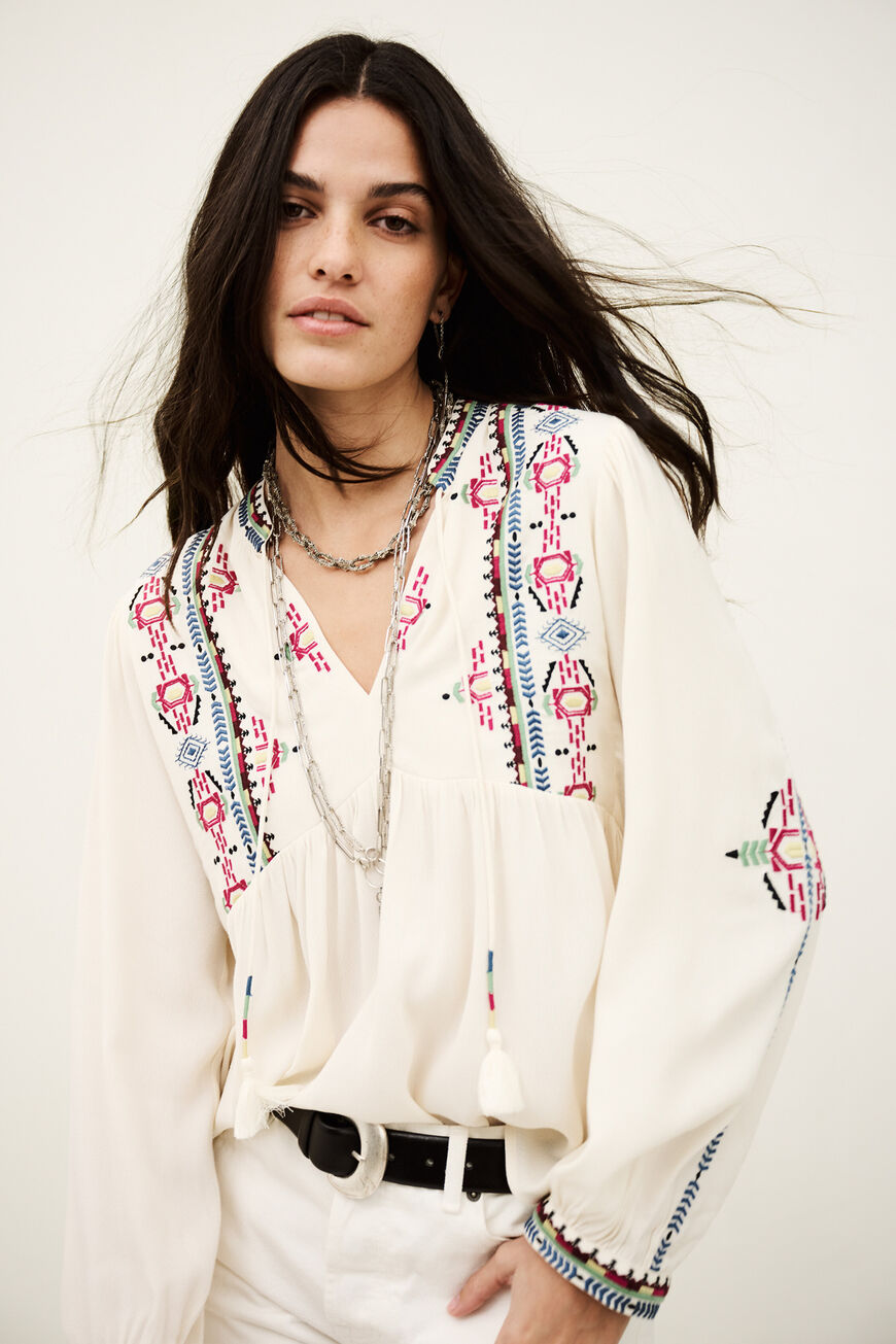 Tilt Blouse Ecru