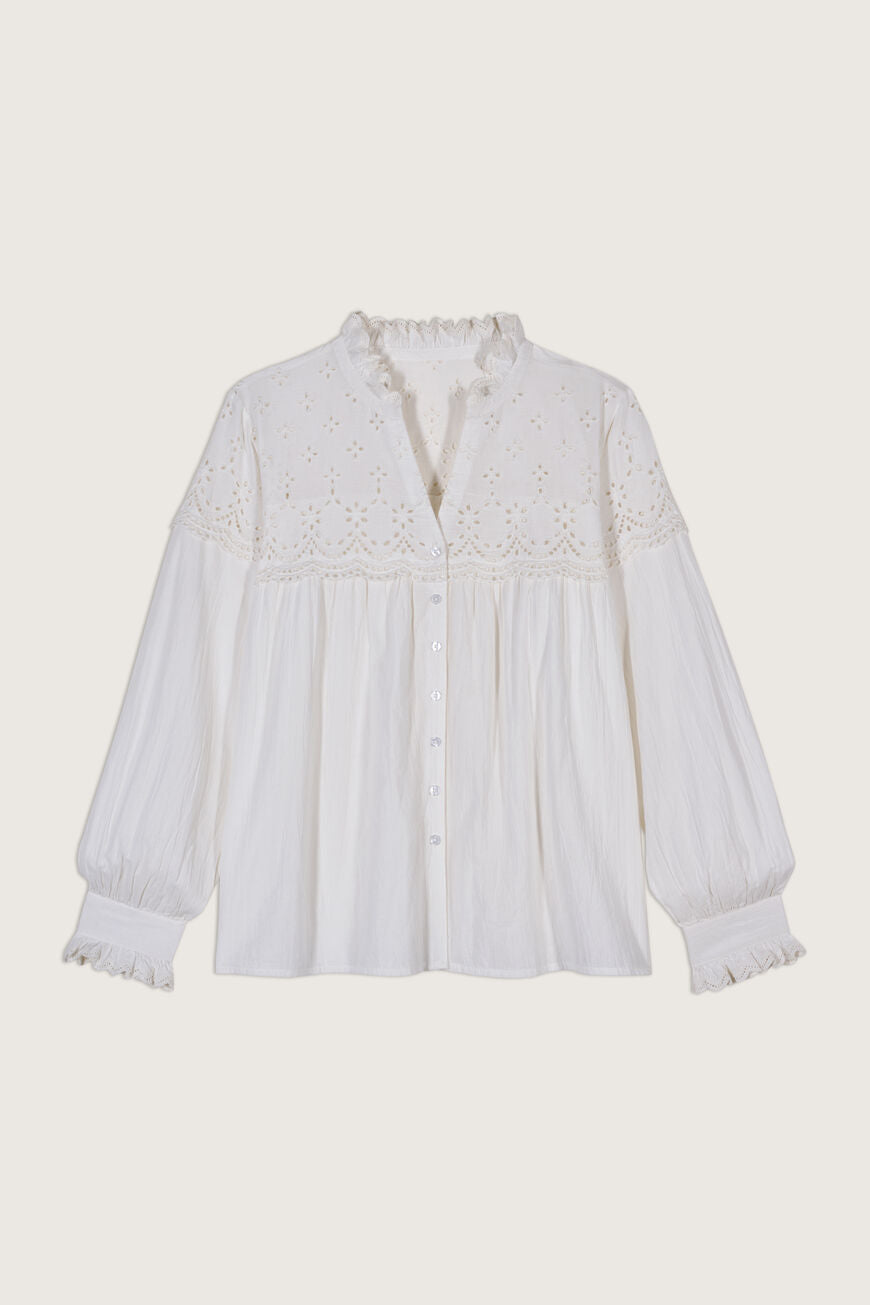 Sarah Ecru Shirt