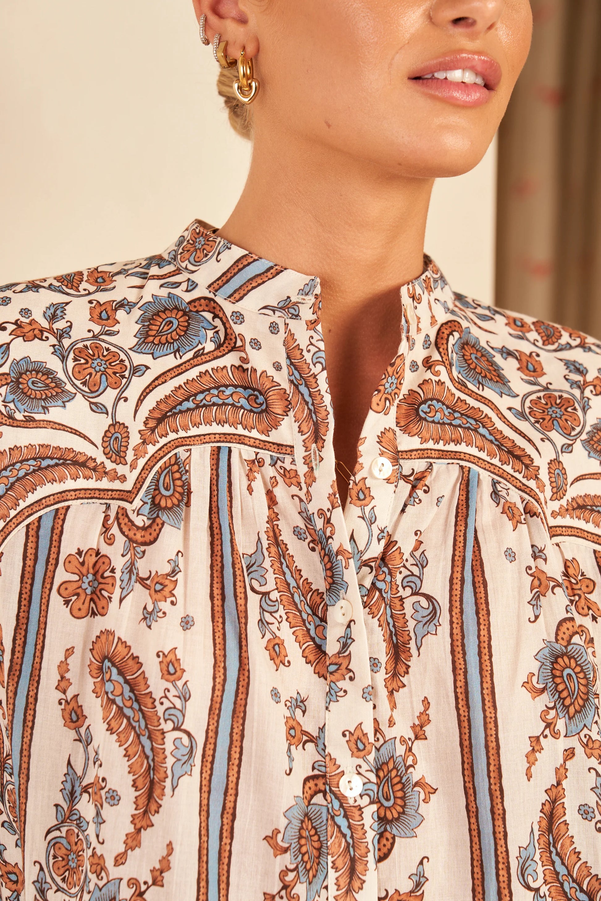 Samira Shirt in Saltwater