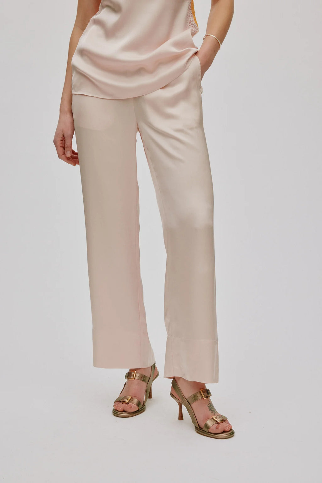 Alisa Contrast Lace Pant