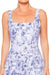 Wells Dress - Periwinkle Floral