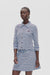 Jannike Cardigan/Shirt - Wedgewood Stripebau