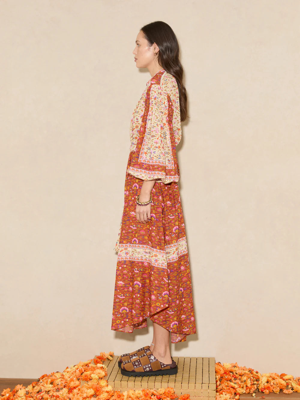 Soraya Midi Smock Dress
