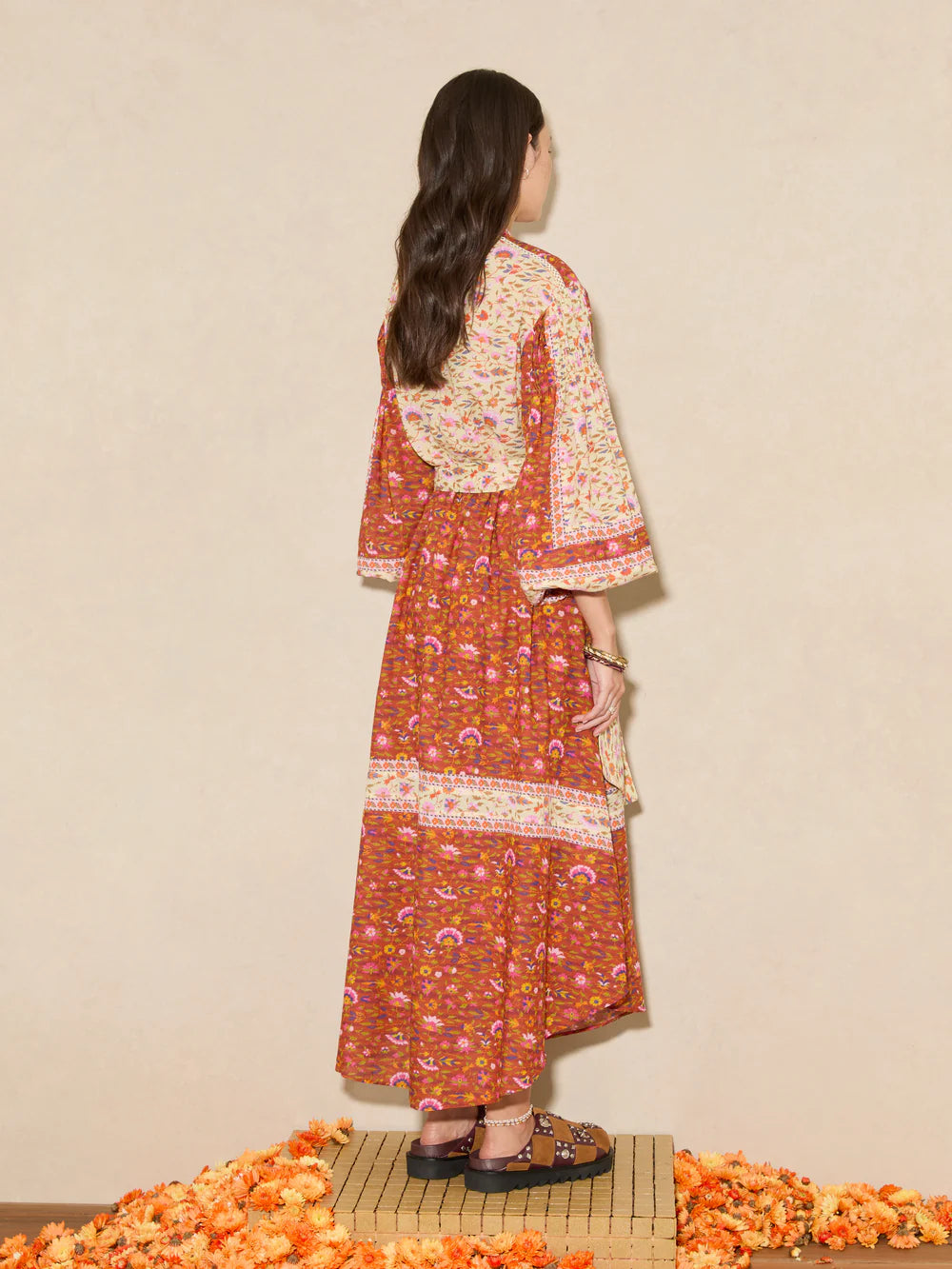 Soraya Midi Smock Dress
