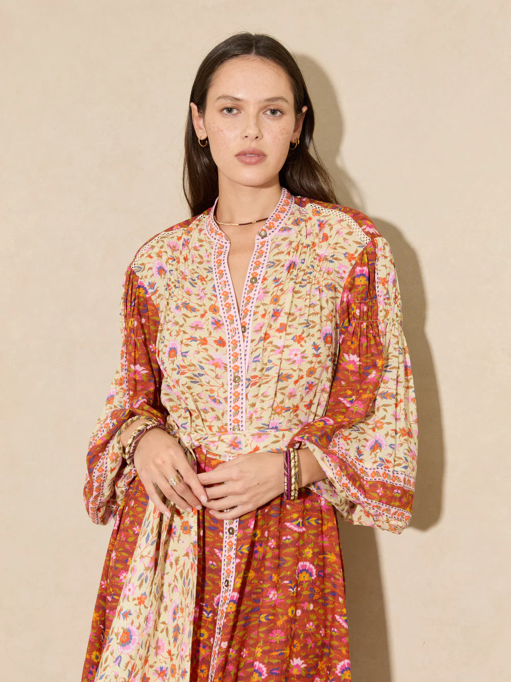 Soraya Midi Smock Dress