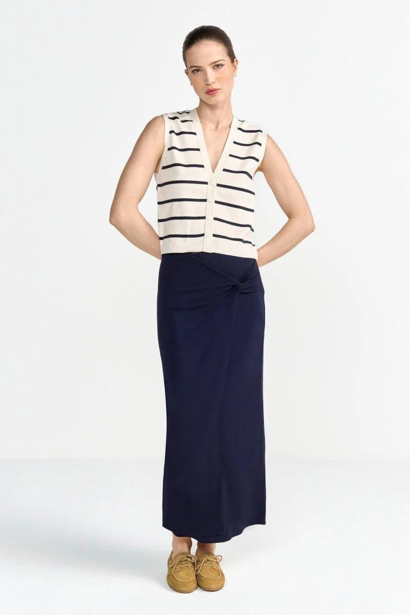 Pencil Skirt - Midnight Blue