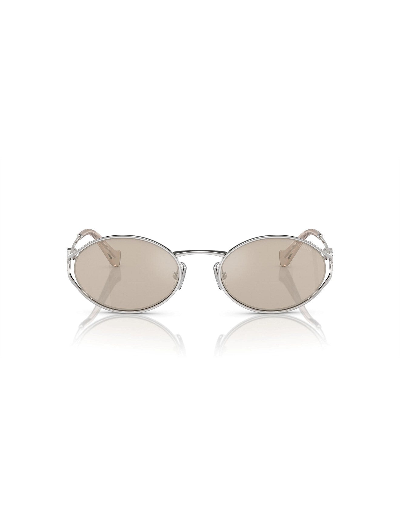 Sunglasses 52YS - Silver w Ivory Mirror