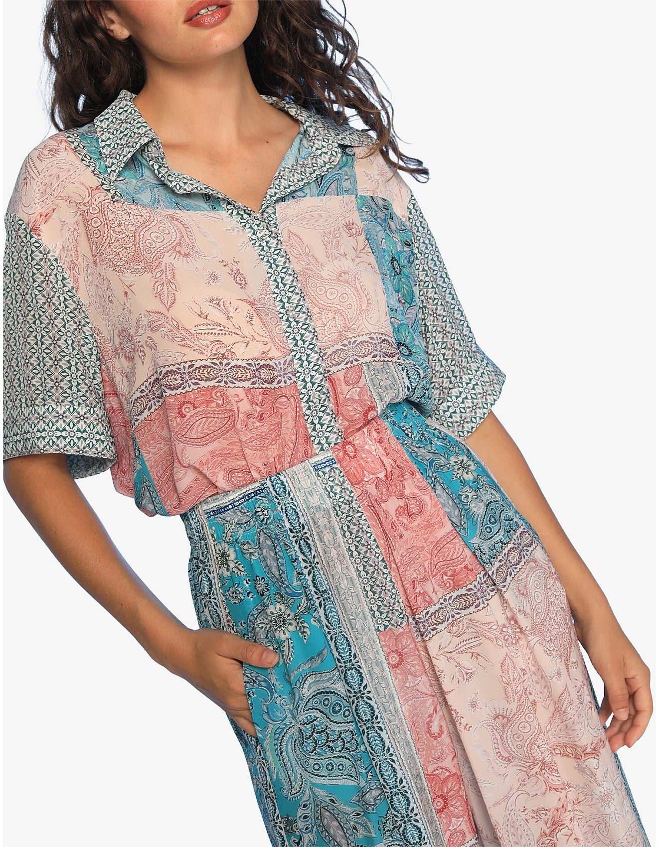 Janis Pant - Paisley Mosaic