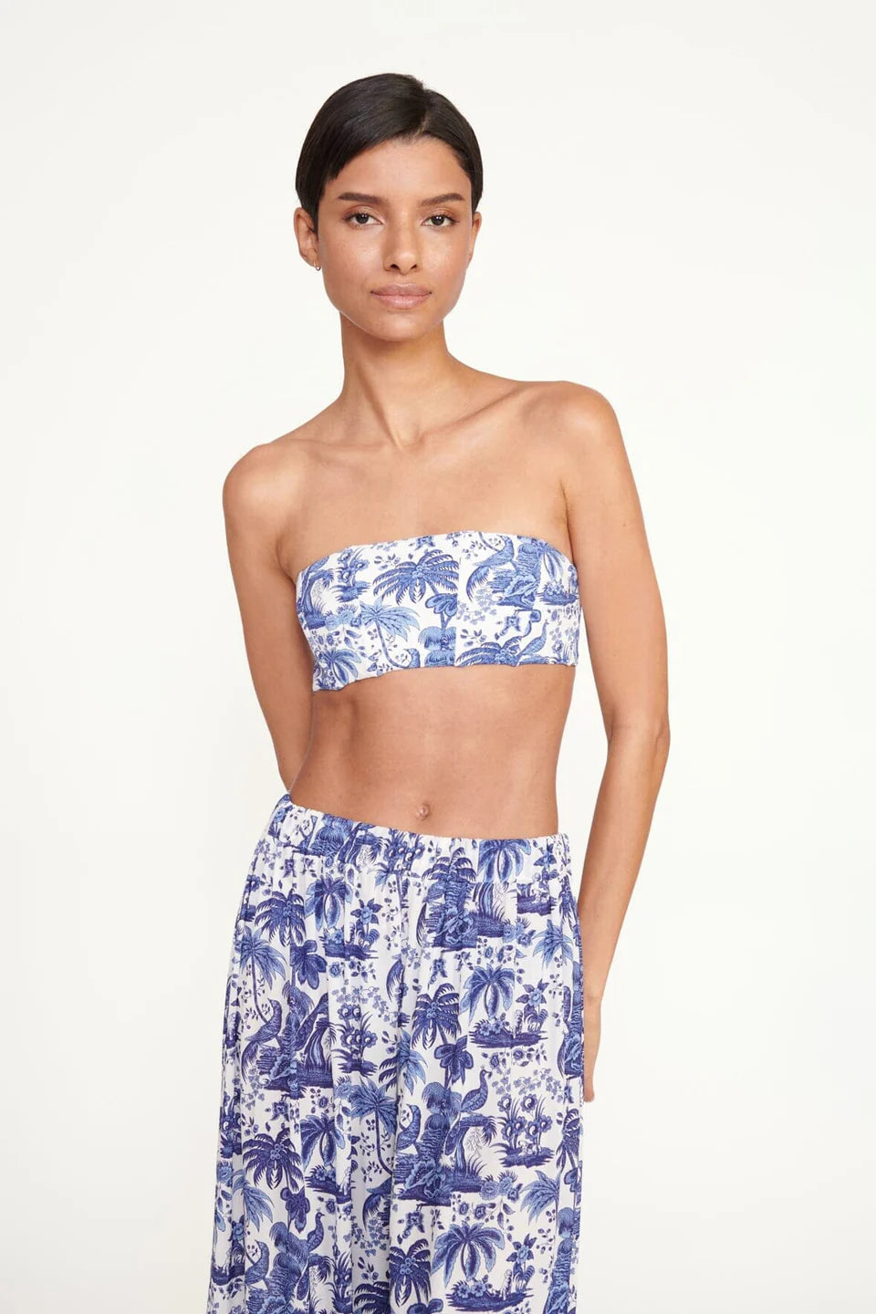 Marza Coverup Pant - Blue Toile