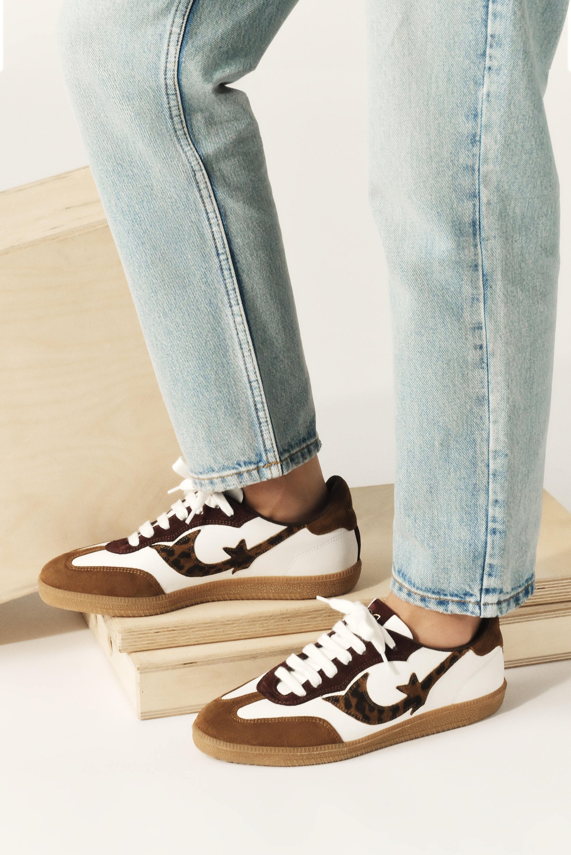 Crew Sneaker - Leopard