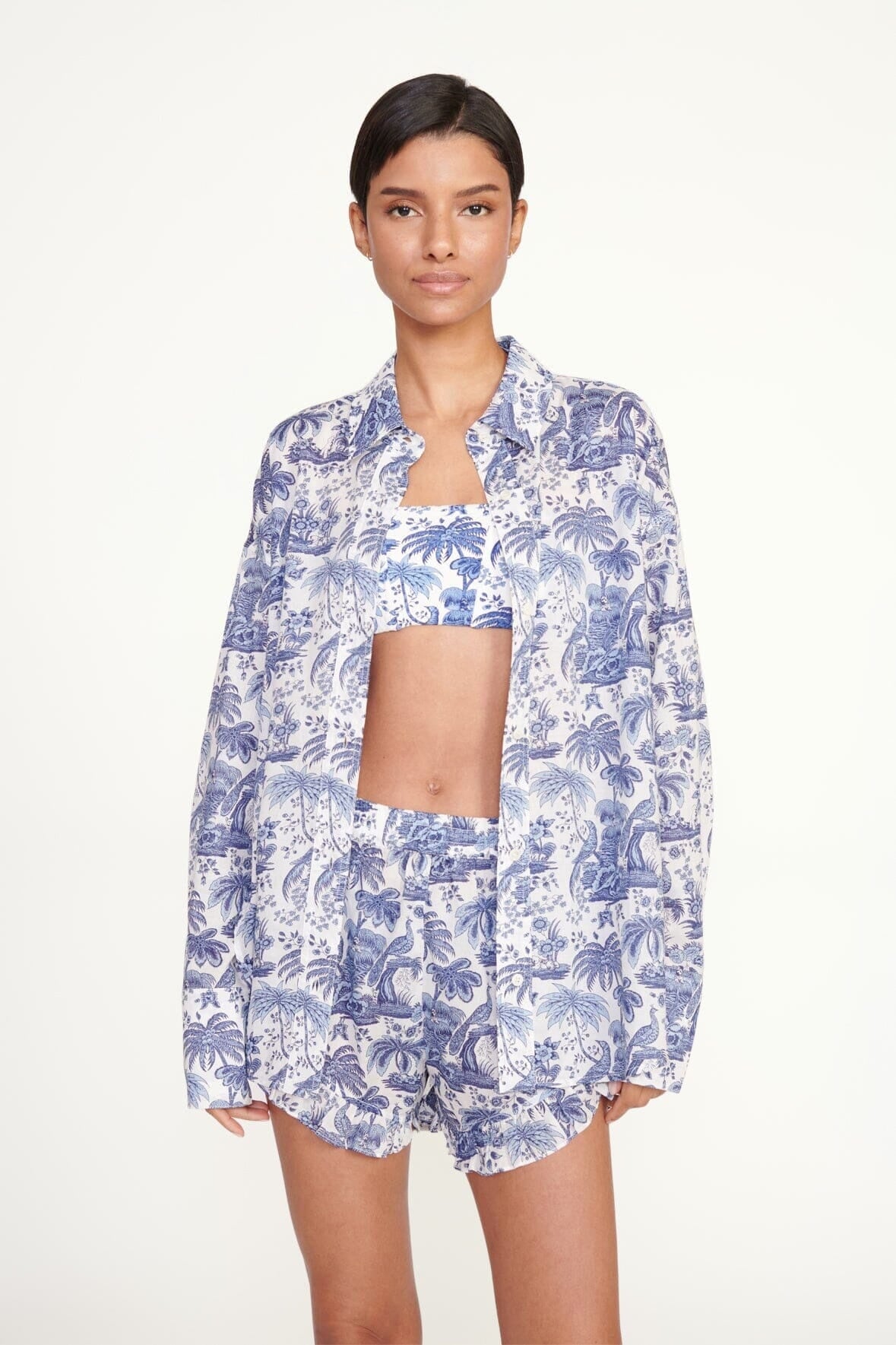 Colton Shirt - Blue Toile