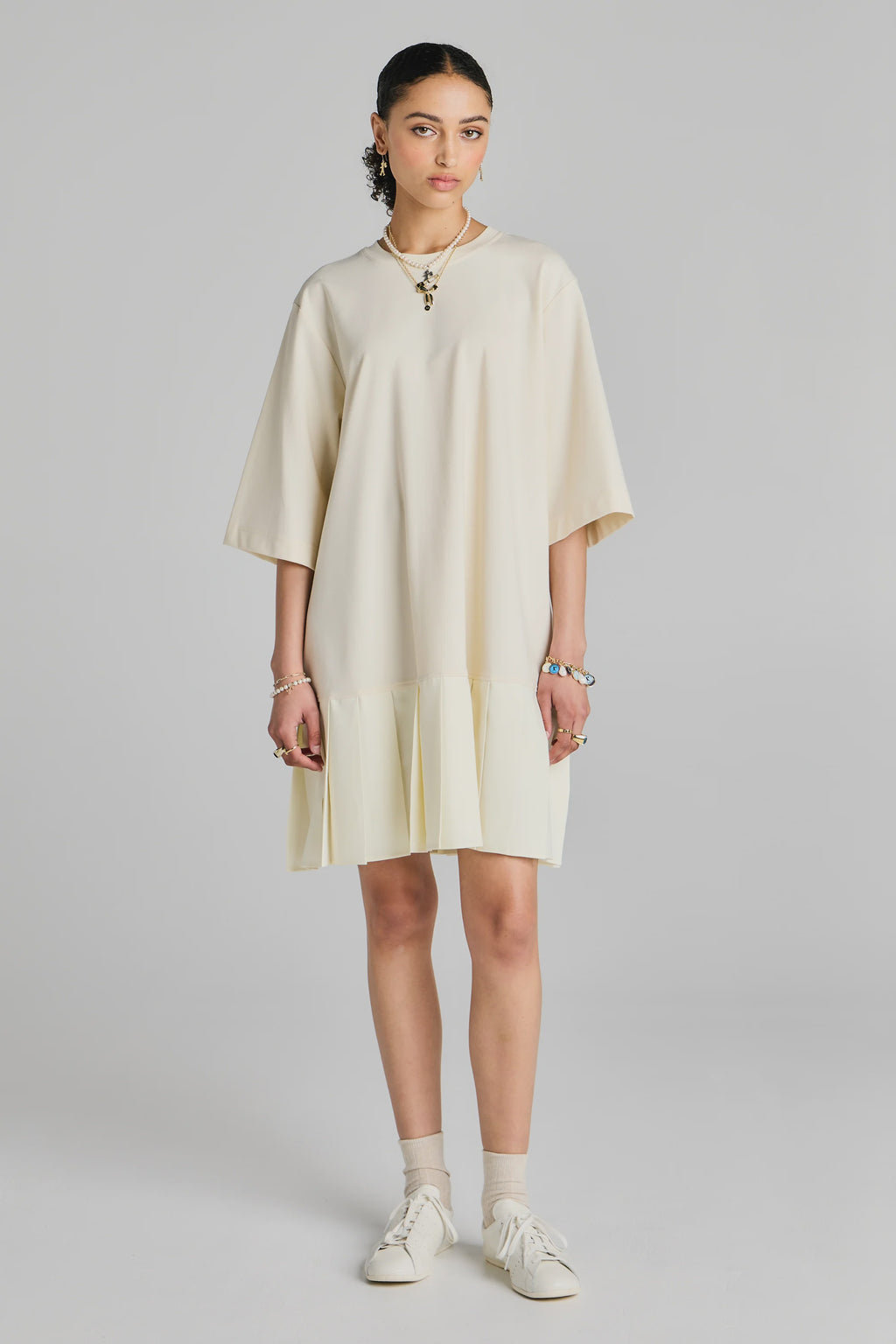 Rally Dress - Creme