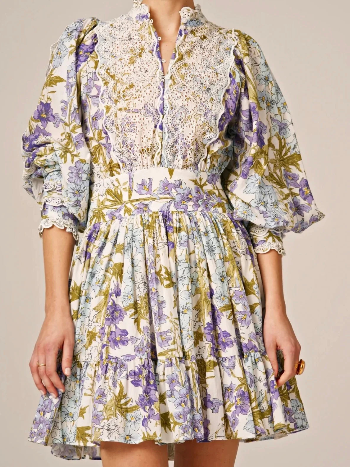 Cotton Slub Mini Dress