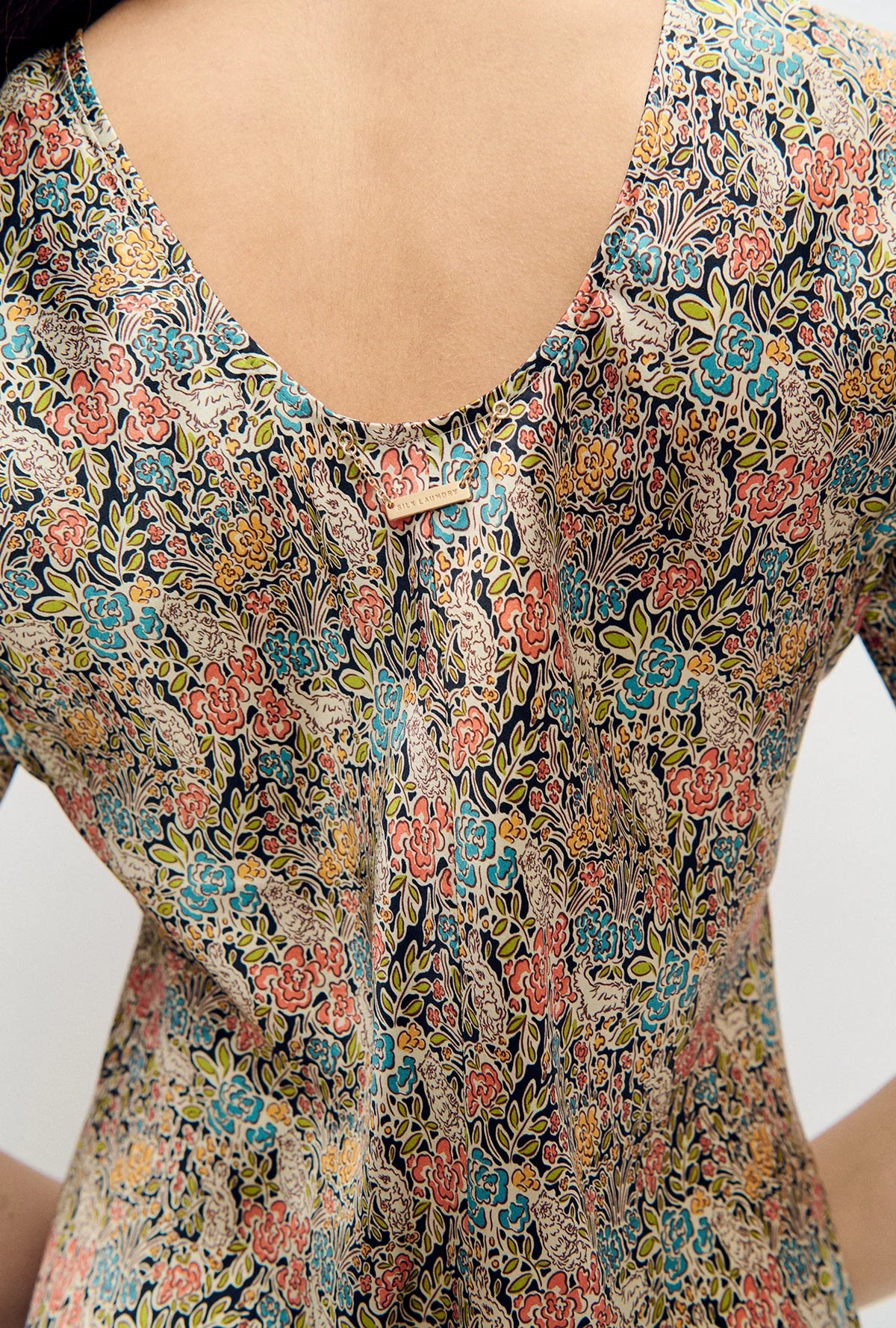 Chiffon V Neck Top Sugar Floral