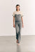 Jacquard Navy/Cream Sweater
