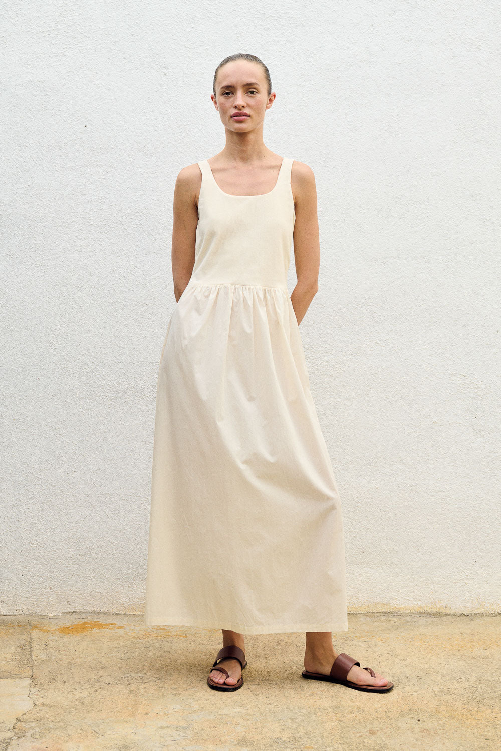 Combined Midi Dress
