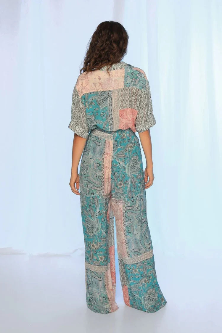 Janis Pant - Paisley Mosaic